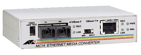 Allied Telesyn Centrecom Mc14 Utp/Fiber Sc 10MBPS Media Converter - Buy ...