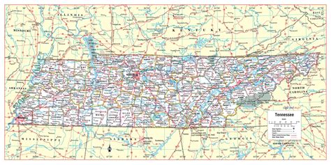 full map of tennessee