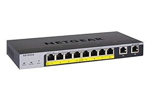 NETGEAR 10-Port Gigabit Ethernet Smart Managed Pro PoE Switch (GS110TPP ...