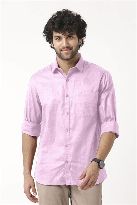 Pure Cotton Shirts Online | White Shirts for Men | Uathayam