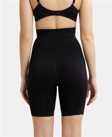 Buy High Waist Cotton Rich Elastane Stretch Seamfree Shorts Shapewear ...
