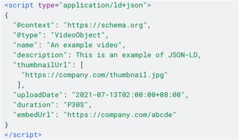 Image result for JSON-LD Examples