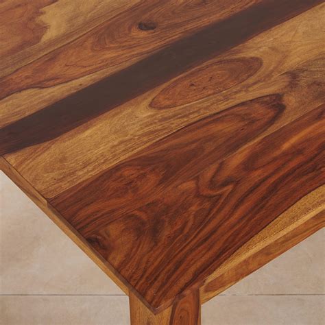 Buy (Refurbished) Adana Sheesham Wood 6-Seater Dining Table - Brown ...