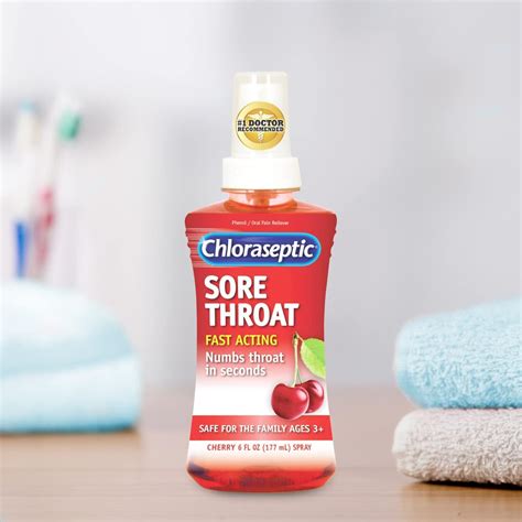 Chloraseptic Sore Throat Spray Cherry Flavor 6 fl oz - Pack of 1 | Buy ...