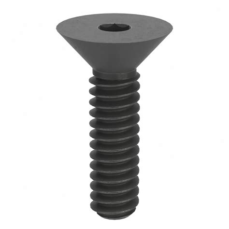 #4-40 Thread Size, 7/16 in Lg, Socket Flat Head Screw - 42JH02|B07410 ...