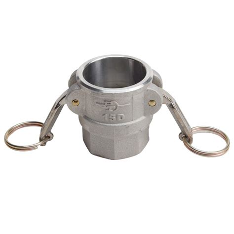 1 1/2" x 1 1/2" Alumnim Camlock Fittings - Hose Coupler - Type D Female ...