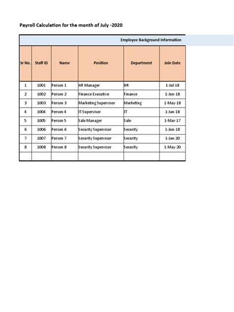 Payroll Calculation Example 的图像结果
