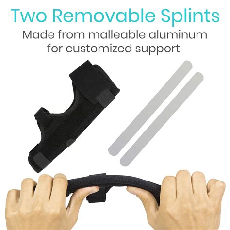 Vive Boxer Finger Splint - Supports Pinky, Ring, Middle Metacarpals and ...