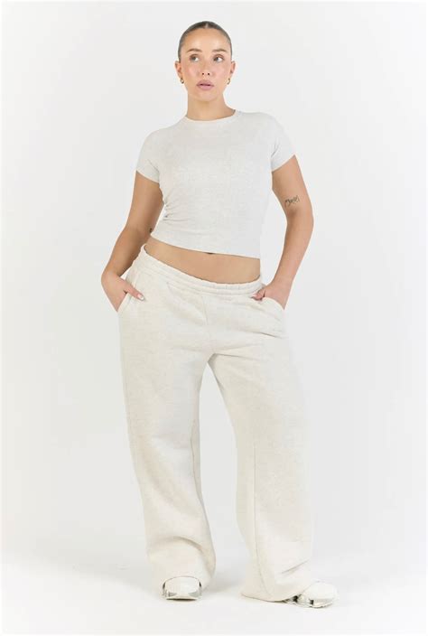 Perfect Straight Leg Sweats - Grey Marle – Remmie By Riley