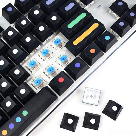 MOLGRIA Keycaps, GMK Dots Black 128 Set for India | Ubuy