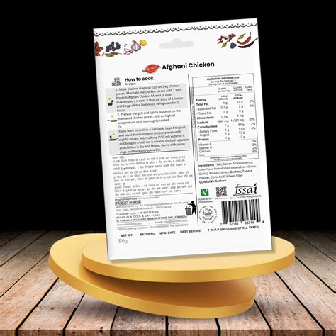 Nimkish Afghani Chicken Spice Mix 50g – R.R. ENTERPRISES