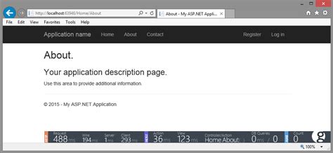 Glimpse for debugging and profiling ASP.NET MVC