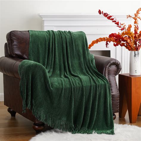 Dark Green Throw H M at Jasper Gunson blog