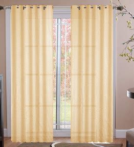 Duronet 274.32 cm (9 ft) Polyester Semi Transparent Long Door Curtain ...