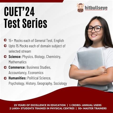 Hitbulleye CUET (UG) Test Series: Upto 15 Mock Tests each of General ...
