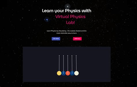Physics Virtual Lab 的图像结果