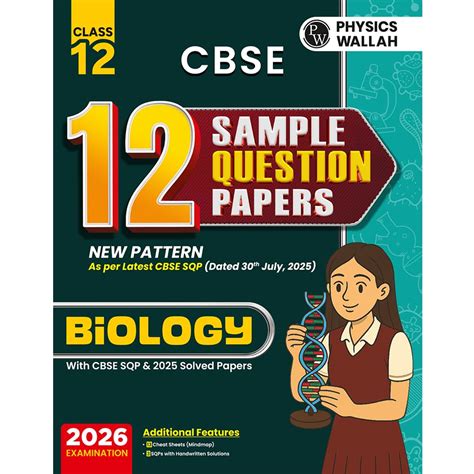 Physics Wallah (PW) CBSE 12 New Pattern Sample Question Papers Biology ...