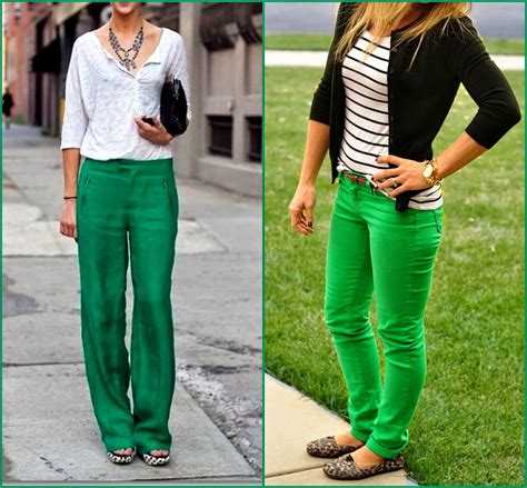 Poise Passion: 5 Ways to Wear Green Pants
