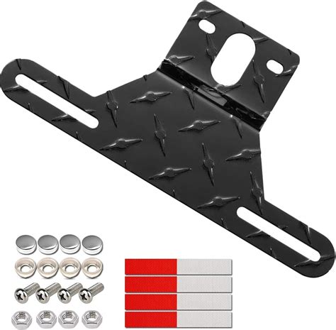 Amazon.com: Trailer License Plate Holder Aluminum Heavy-Duty Bracket Holder Trailer License ...