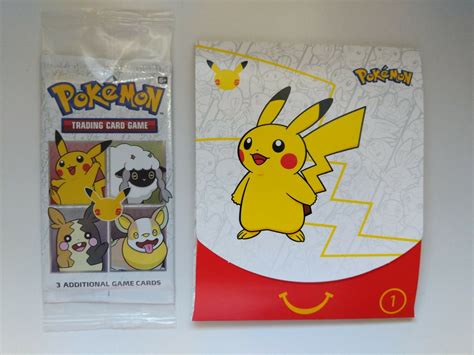 Pokémon 25th Anniversary Card Packs from McDonalds | Ubuy India