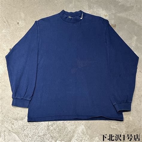 90s NIKE Mock Neck L/S T-Shirts size M " USA MADE " | DESERTSNOW