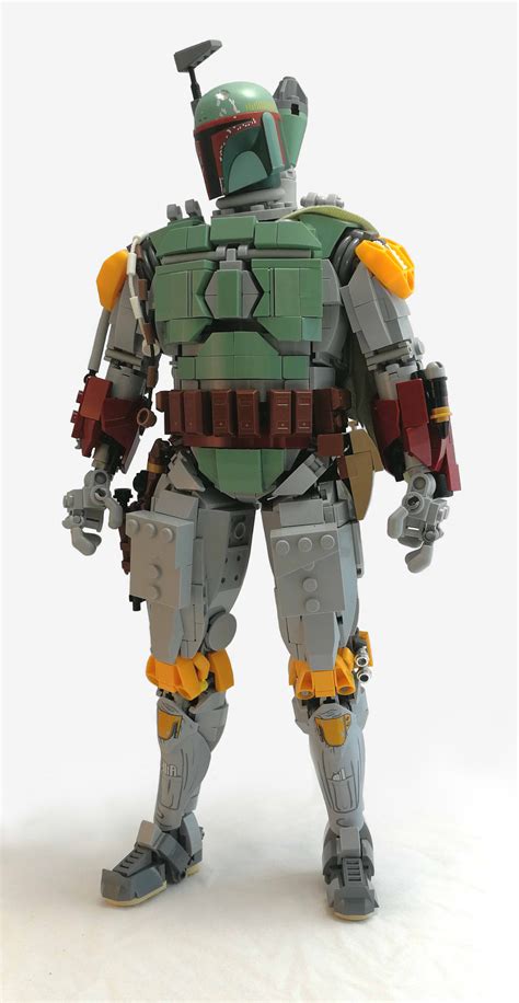 Finally mostly done with my Boba Fett action figure size MOC! : r/lego