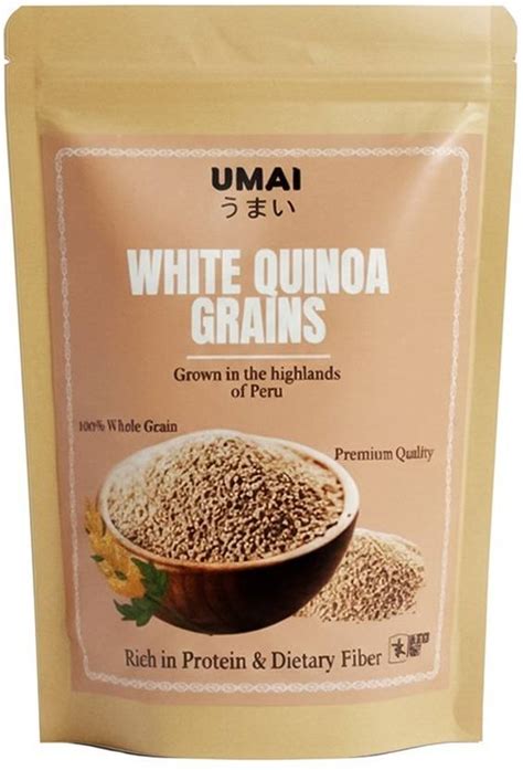 UMAI Premium White Quinoa Grains 100% Whole Grain, Rich in Protein ...