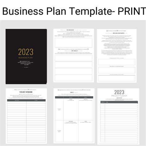 Business Plan Template 的图像结果