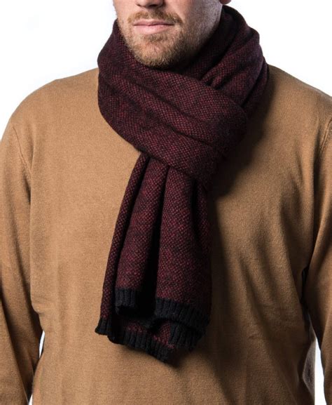 Mio Marino Mens Premium Winter Scarf, Soft Knit Scarves