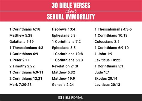 253 Bible Verses about Sexual Immorality