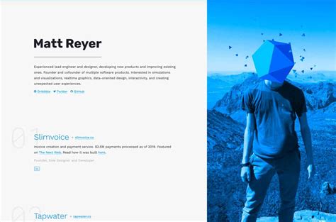 Personal Portfolio Website Template - UpLabs