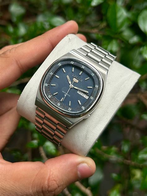 (Super Rare) Seiko 5 Blue Railway Time Square Dial (Pre Owned) – India ...