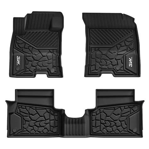 3W Custom Floor Mats Ford F250 F350 F450 F550 2017-2025 Super Duty ...