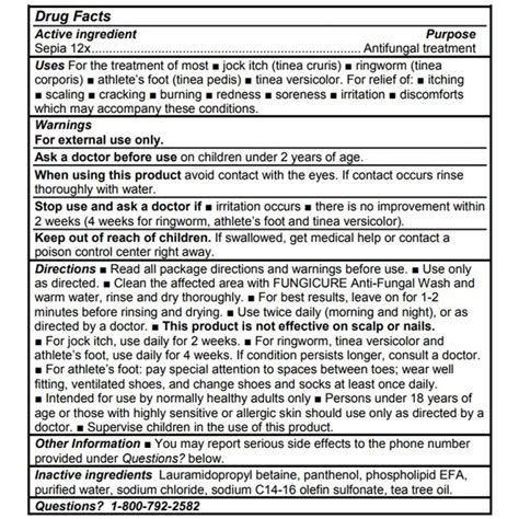 Fungicure Medicated Anti-Fungal Jock Itch Wash-Treat | Ubuy India