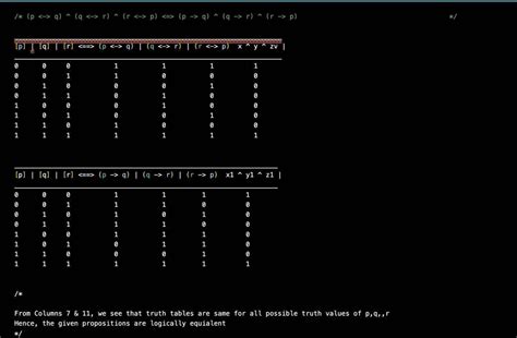 Logic-Based Questions Using Truth Tables: Study Guide 47017 - Studocu