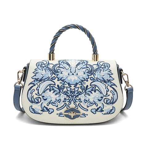 Tiffany & Fred Smooth Sewn Satchel/Shoulder Bag – Tiffany & Fred Paris