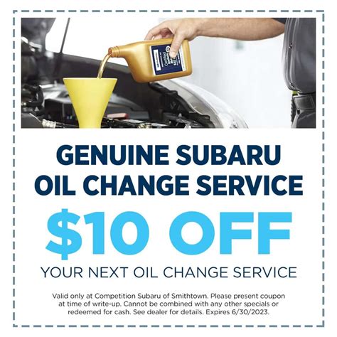 Auto Service Specials | Competition Subaru of Smithtown near Stony Brook