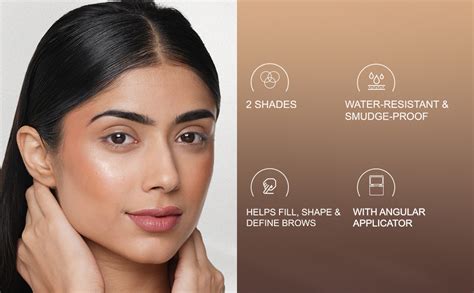 Buy MATT LOOK Perfect Duo Shade Brow Powder, 2 Shades Eyebrow Drawing ...