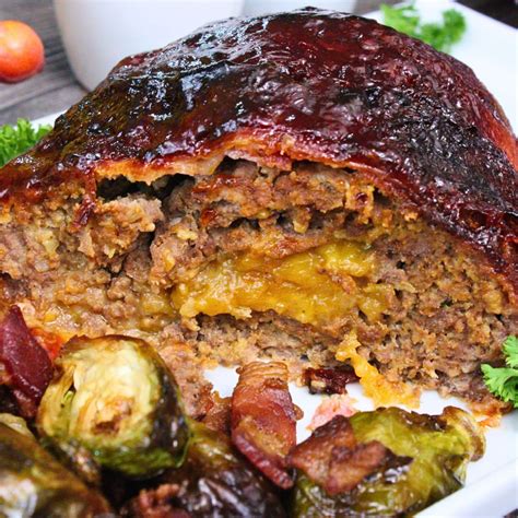 Bacon Wrapped Meatloaf w/ Cheesy Twist (Air Fryer + Oven) - Dinners ...