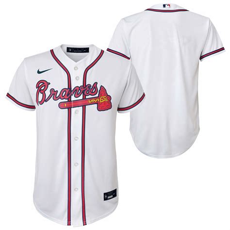 Atlanta Braves Nike Official Replica Home Jersey - Youth | Rebel Sport
