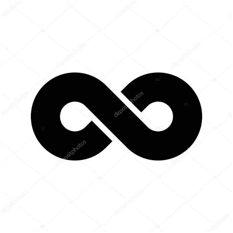 Infinity Symbol Icon. Representing the Concept of Infinite, Limitless ...