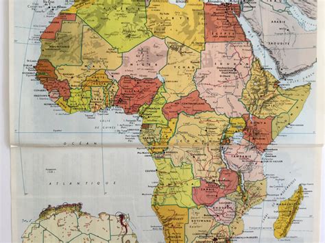 Map Of Africa In 1960