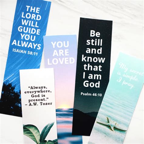 Free Printable Christian Bookmarks