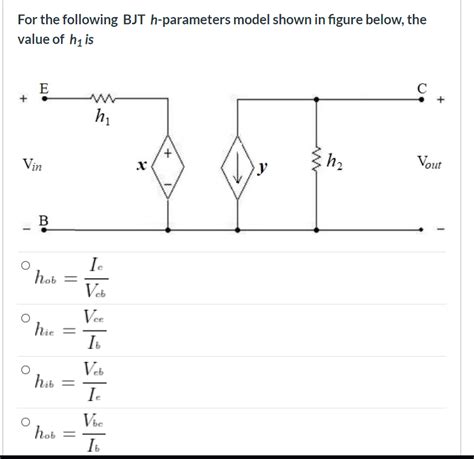 Image result for BJT H-Parameters Example