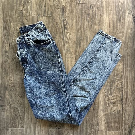 Vintage 1988 Levi’s Acid Wash Denim Blue Jeans 544 Bu… - Gem