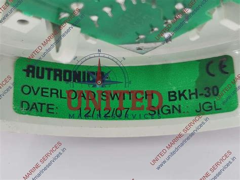 AUTRONICA BKH-30 OVERLOAD SWITCH BKH30 | United Marine Services