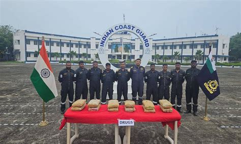 Indian Coast Guard seizes 50 kg drugs from Mandapam