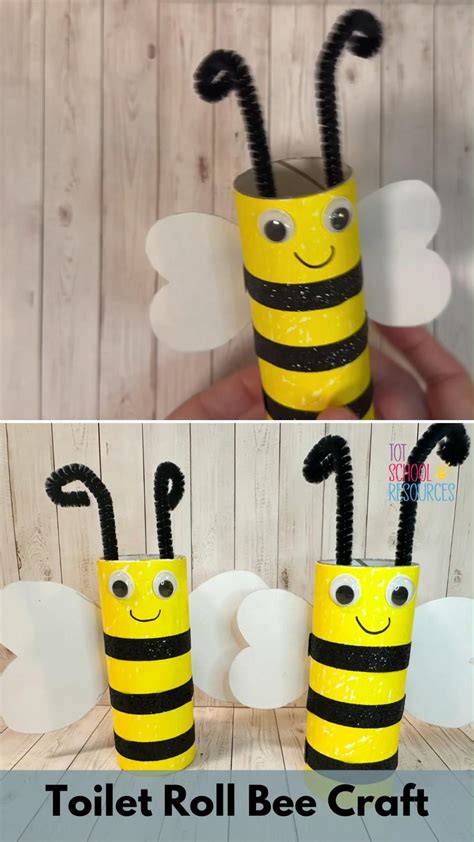 Bumblebee Craft | Toilet paper roll crafts, Paper roll crafts, Toilet ...