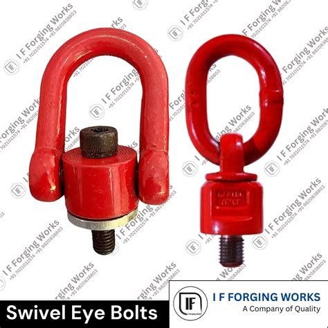 Swivel Eye Bolt Manufacturer in India | I F Forging Works