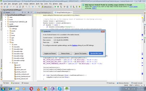 Image result for Android Studio Update